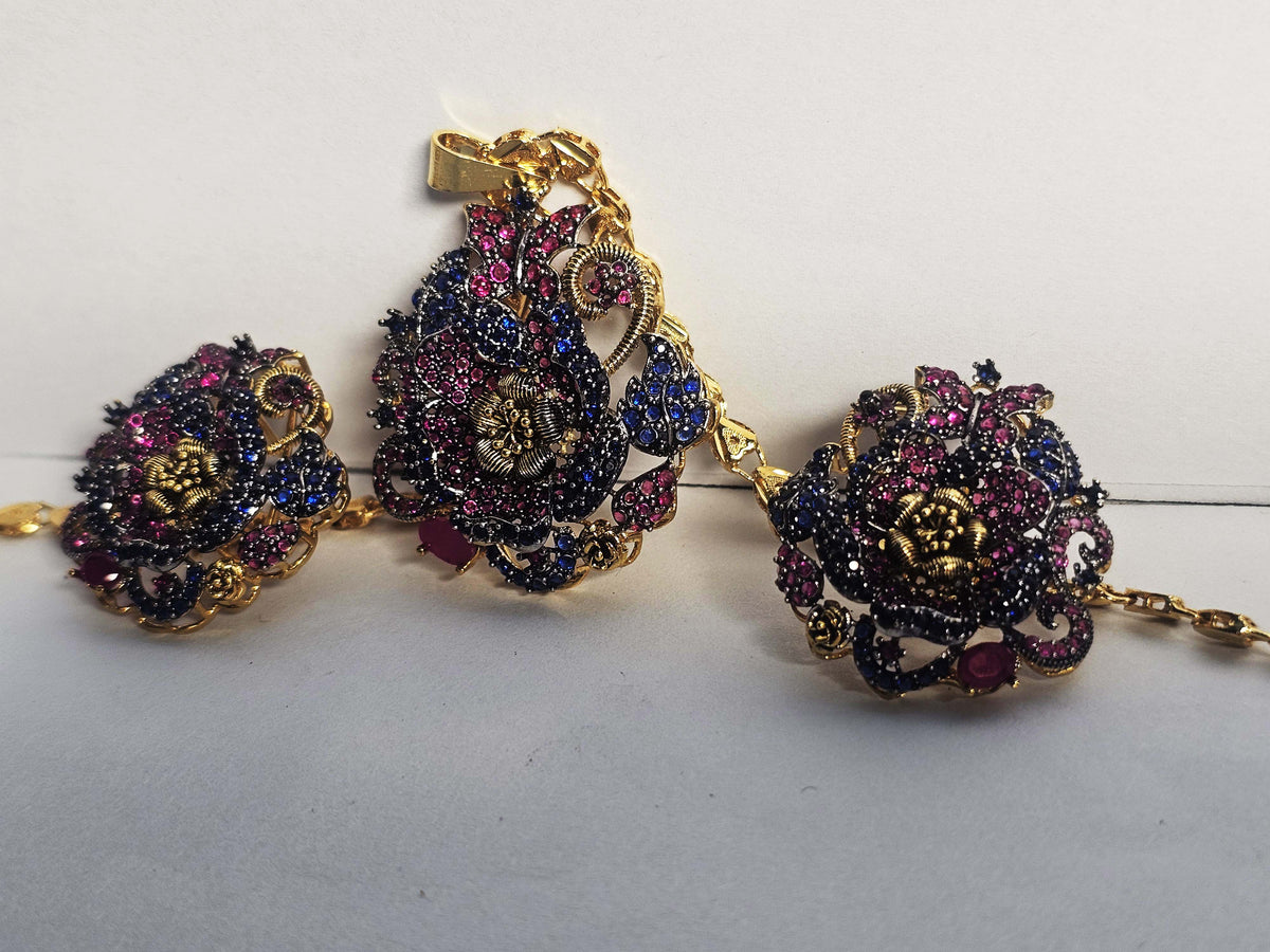 RP Luxury Gold Plated Set With Regular Wear Chain
