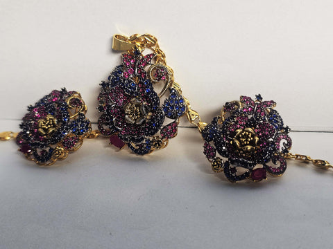 RP Luxury Gold Plated Set With Regular Wear Chain
