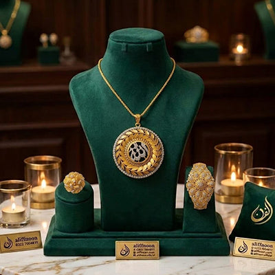Allah Pendant With Ring And Kangan