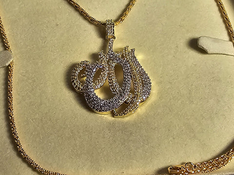 Allah Pendant with Zircon