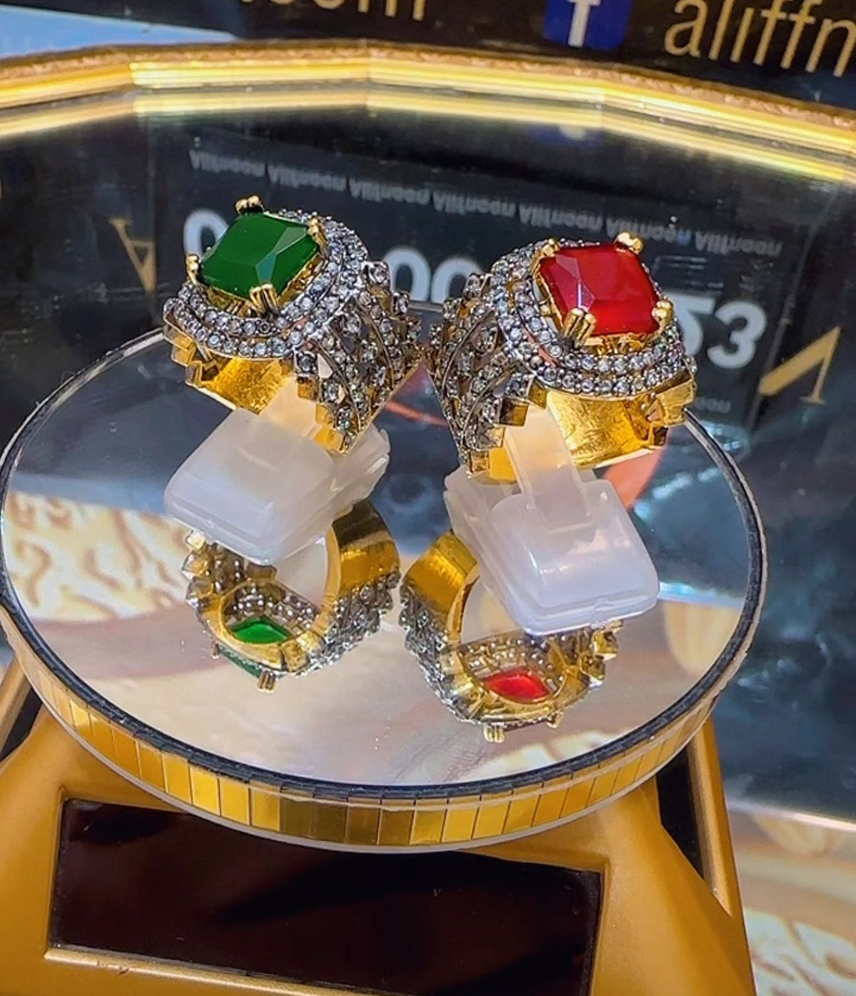 Areeha Diamond Cut Ring