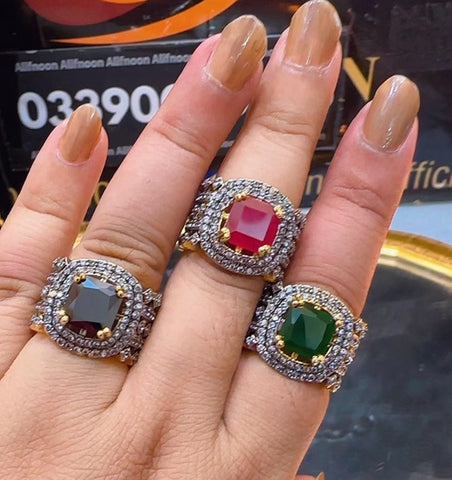 Ayeza Diamond Cut Ring