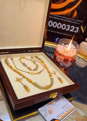 Chandi Mala with Bracelet