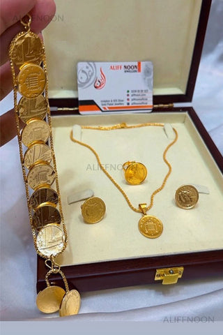 Coin Set With Bracelet