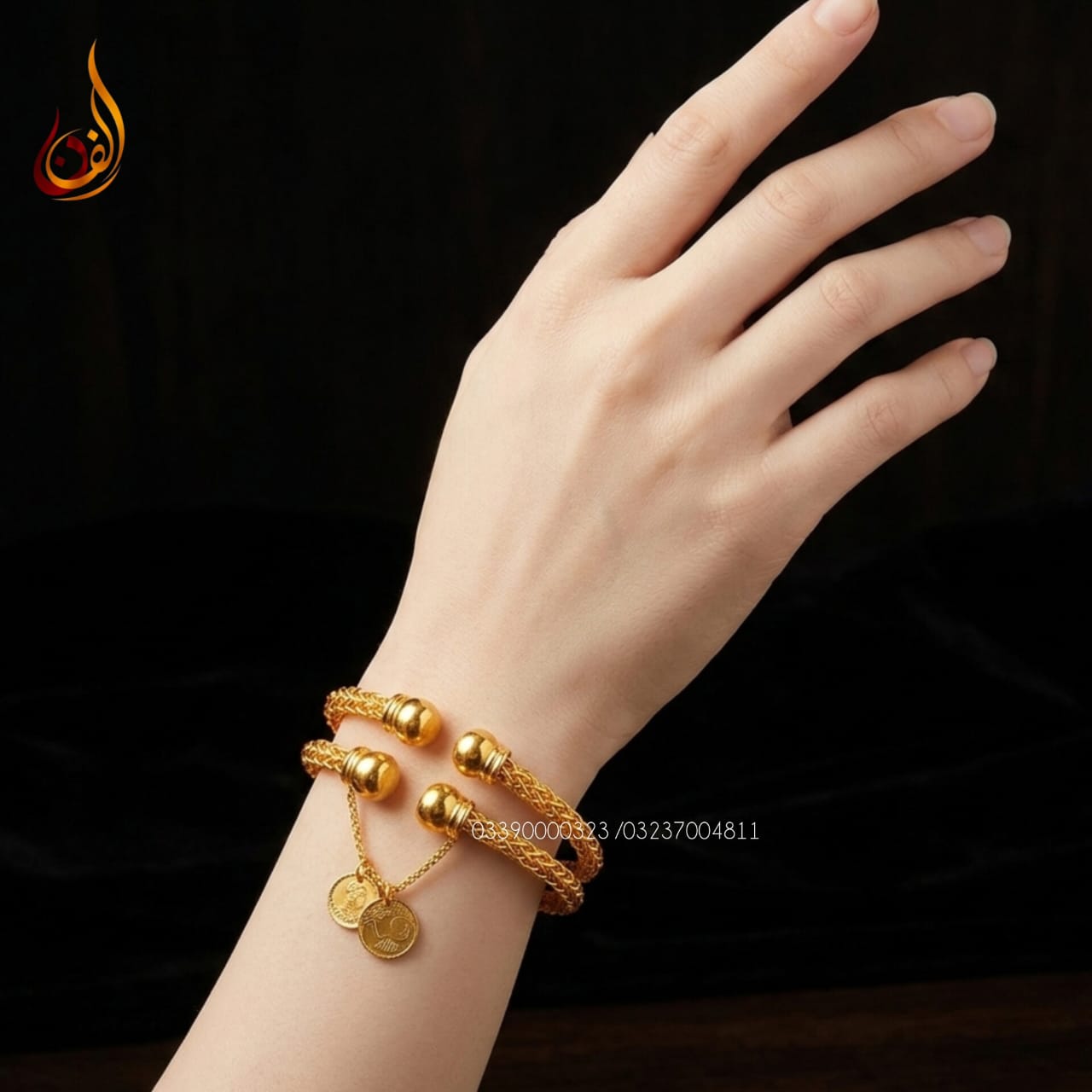 Coin Gold Plated Y Kangan