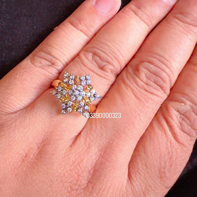 Diamond Cut Gold Plated Ring