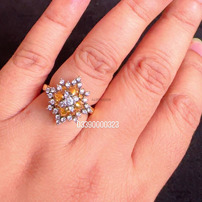Diamond Cut Gold Plated Ring