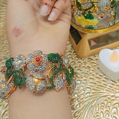 Diamond Cut Gold Plated Kara