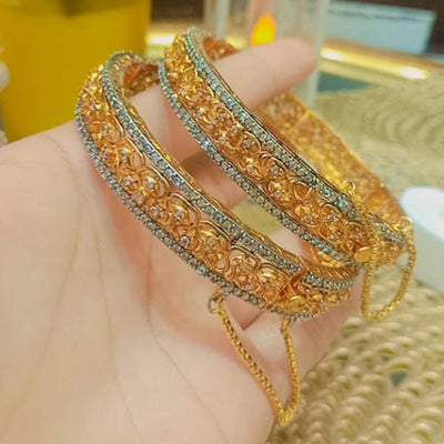 Diamond Cut Gold Plated Karah