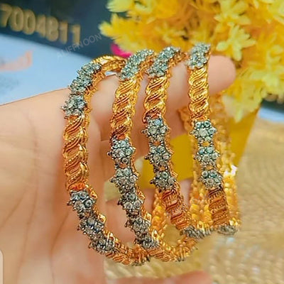 Diamond Cut Gold Plated Set