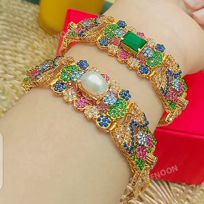 Diamond Cut Multi Color Bracelet
