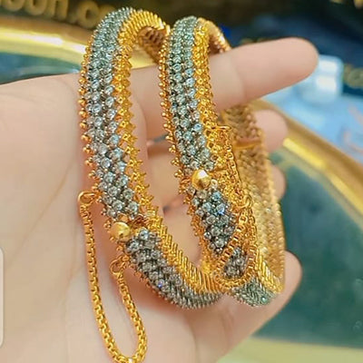Diamond Cut Openable Karah Pair
