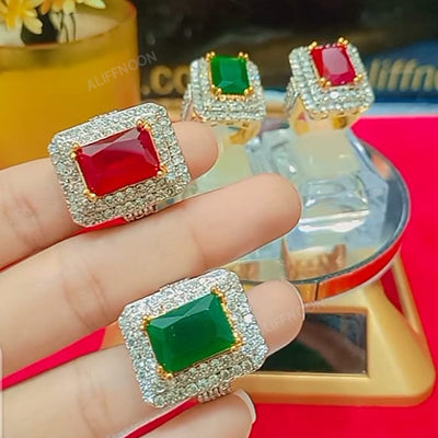 Diamond Cut Rings