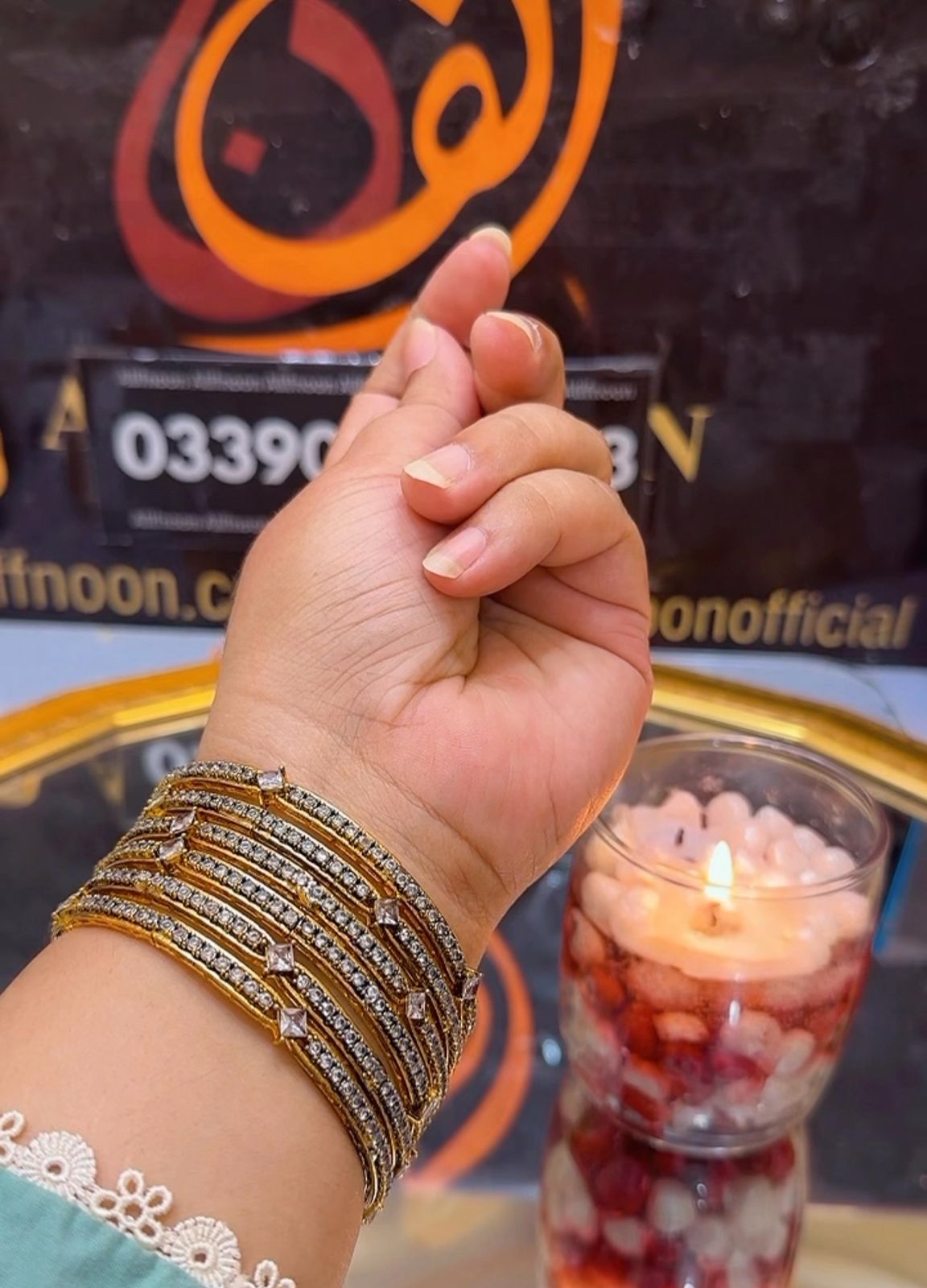 Diamond Cut Bangles Set