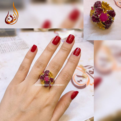 Diamond Cut C Ring