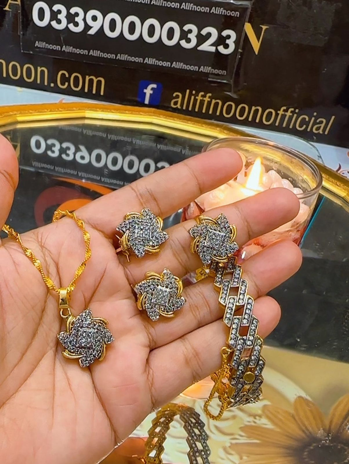 Diamond Cut Combo Set With Kera