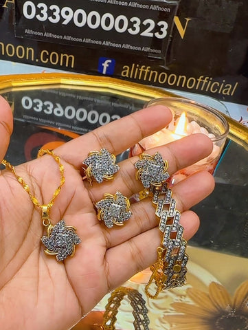 Diamond Cut Combo Set With Kera