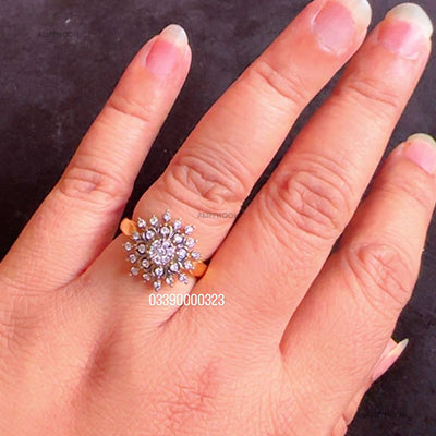 Diamond Cut Gold Plated Ring