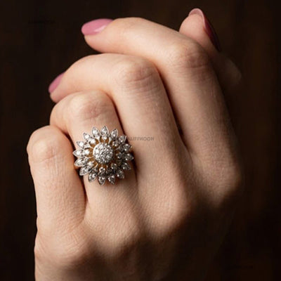 Diamond Cut Laila Ring