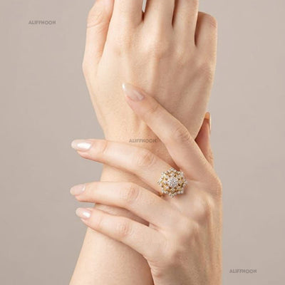Diamond Cut Laila Ring