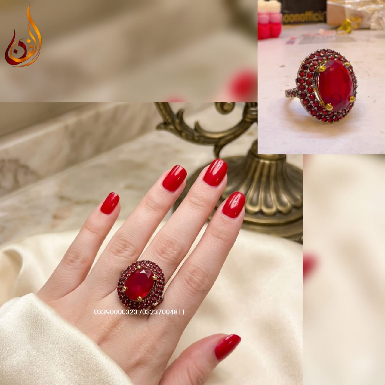 Diamond Cut Z Ring