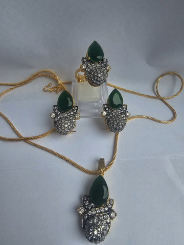 Diamond Cut Zari Set 