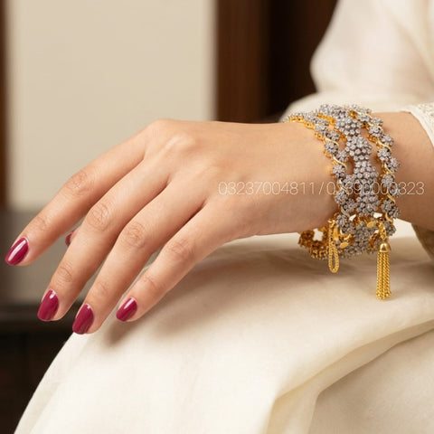 Diamond Cut G Kangan Set