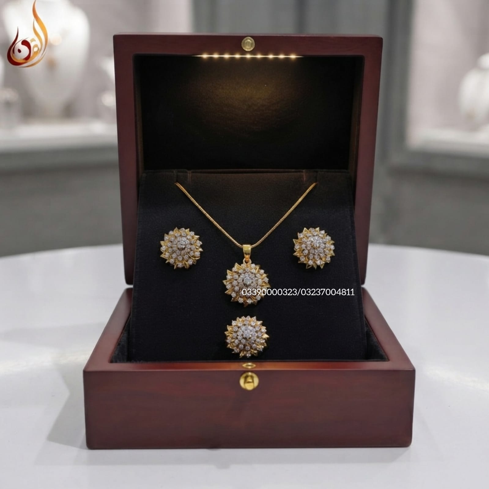 Diamond cut Sahi Set