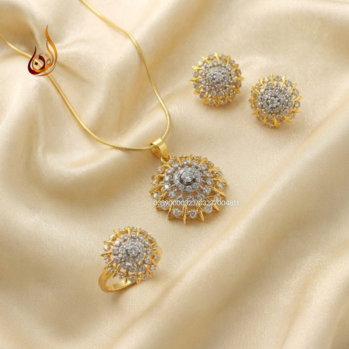 Diamond cut Wahi Set