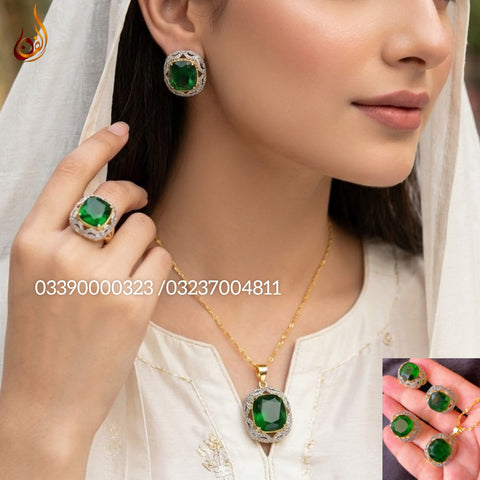 Diamond Cut Heer Stone Set