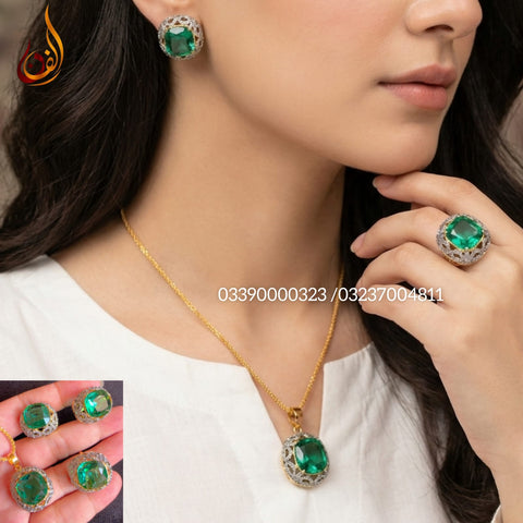 Diamond Cut Heer Stone Set