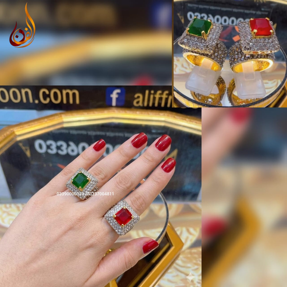Diamond Cut Ameer Ring