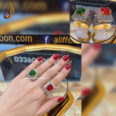 Diamond Cut Ameer Ring