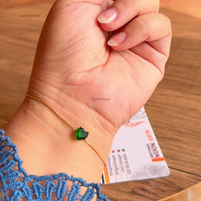 Emerald Stone Bracelet