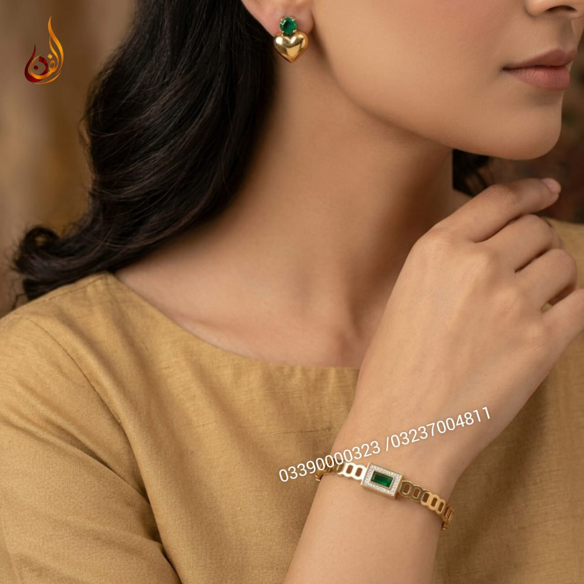Emerlad Y Bracelet and Tops