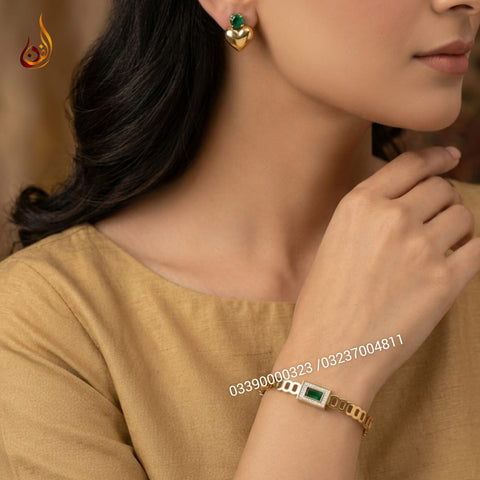 Emerlad Y Bracelet and Tops