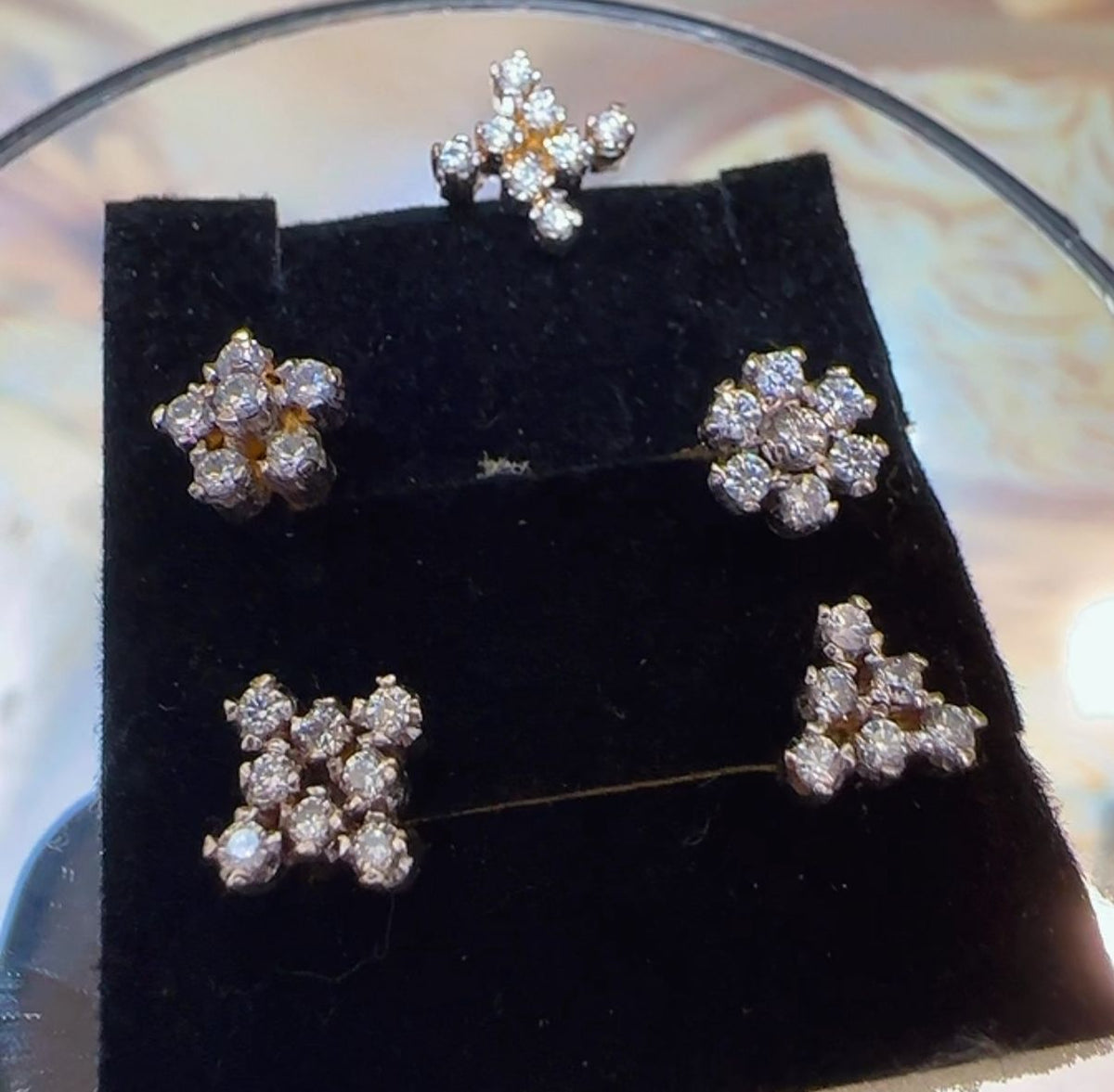 Ganga Jamni Nose Pin Each