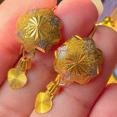 Gold Dipped Maira Hanging Earrings