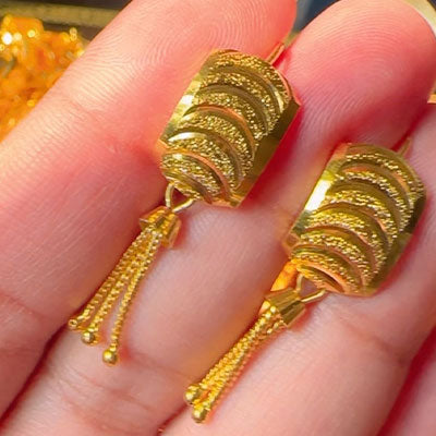 Gold Dipped Maira Hanging Earrings