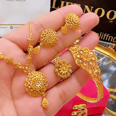 Gold Dipped Mala Set