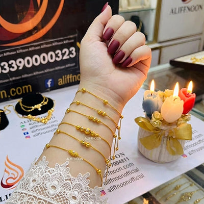 Gold Dipped Uzma Ball Bracelet