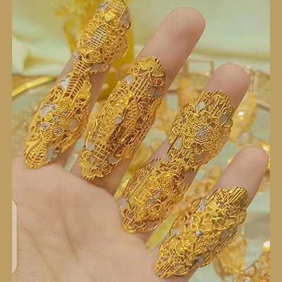 Gold Plated Long Ring