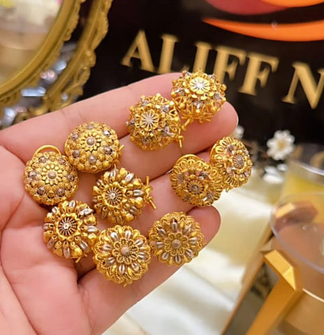 Gold Dipped Back Clip Tops