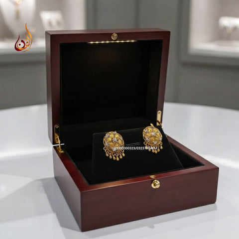 Gold Dipped Ball Earrings