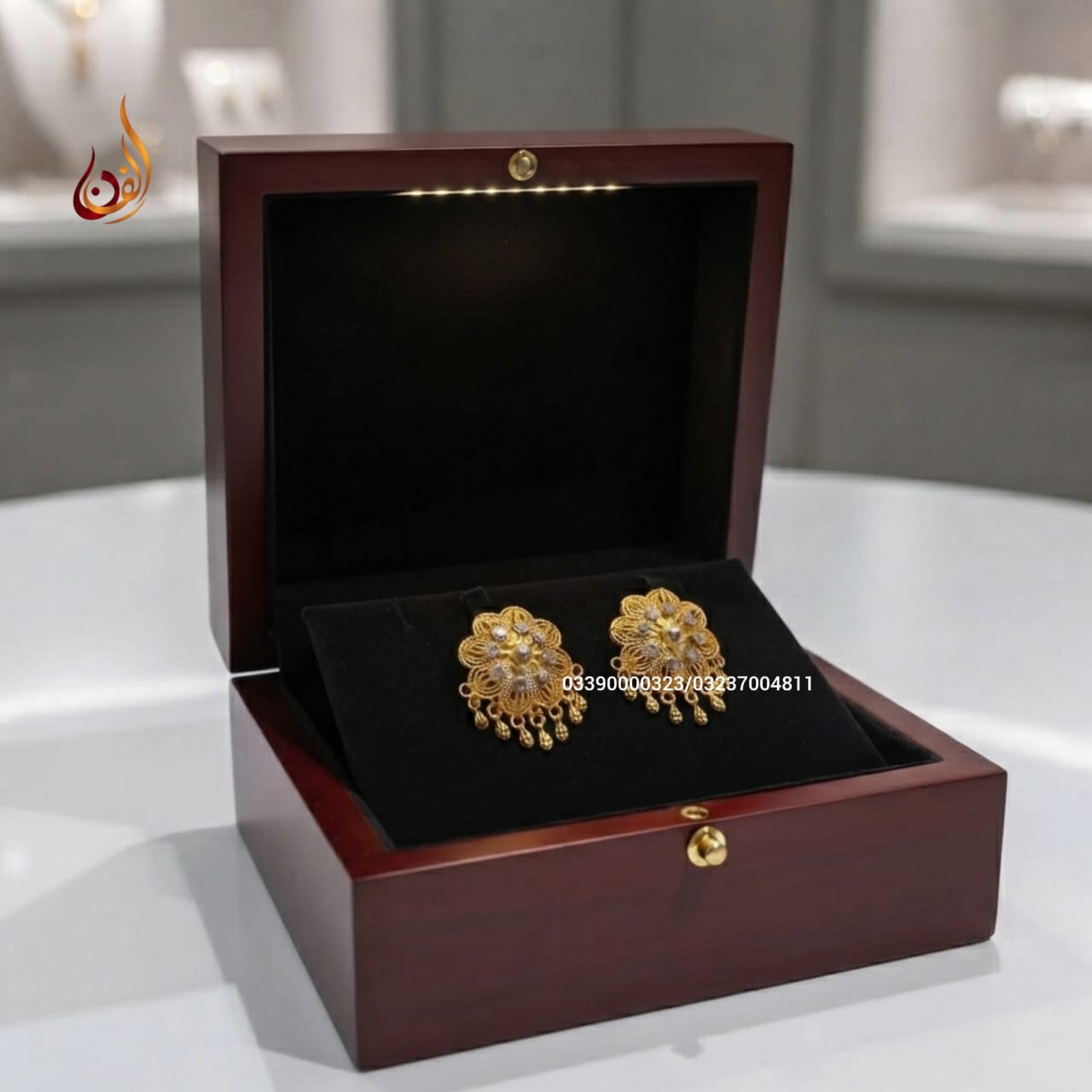 Gold Dipped Ball Earrings