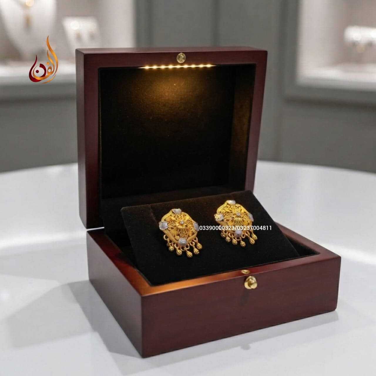 Gold Dipped Ball Earrings