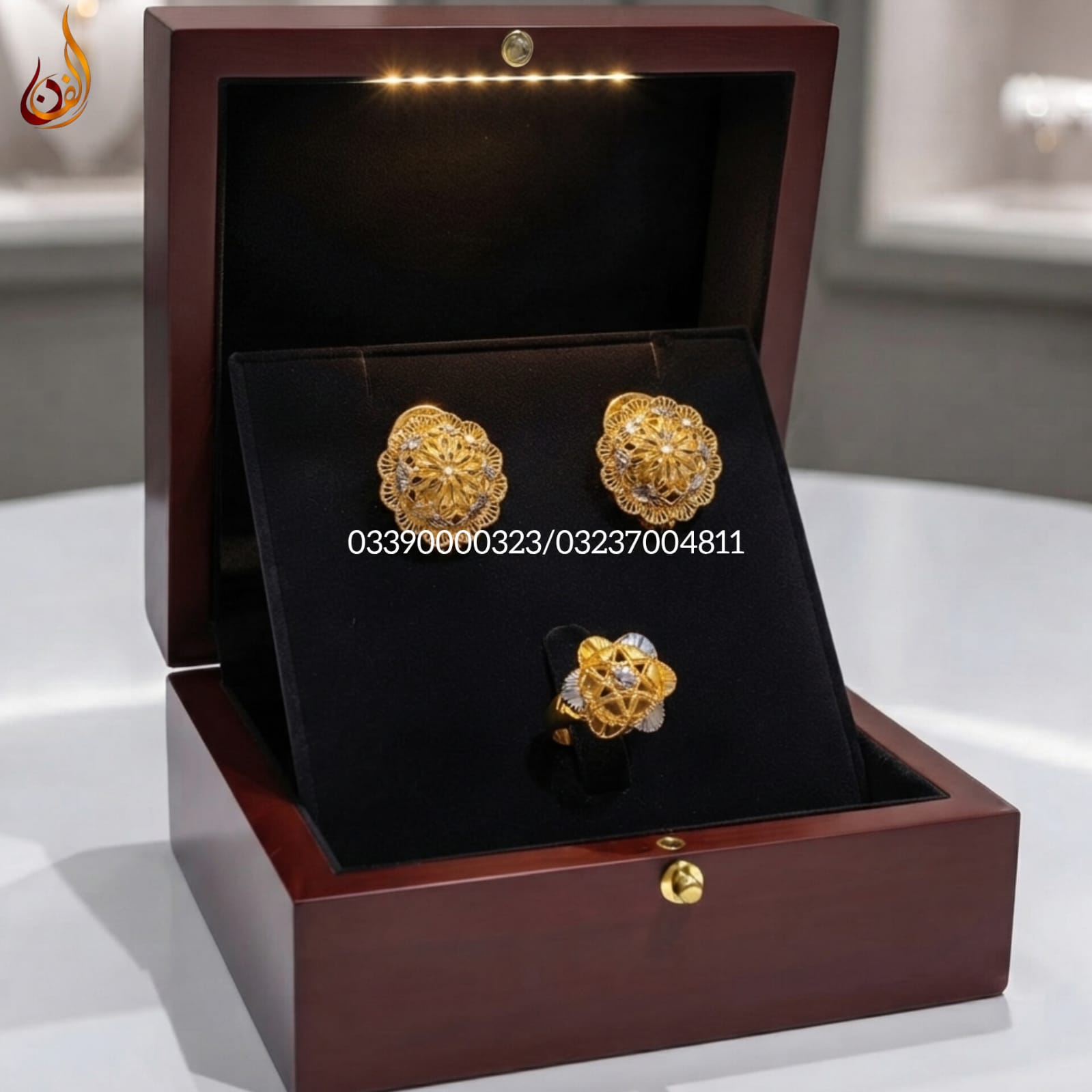 Gold Dipped Deer Ring and Tops