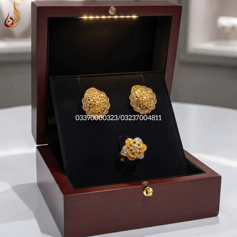 Gold Dipped Deer Ring and Tops