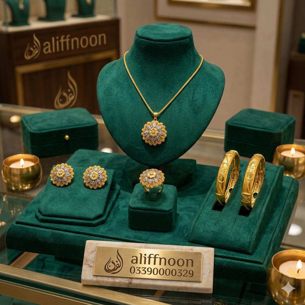 Gold Dipped Family Set With Kangan