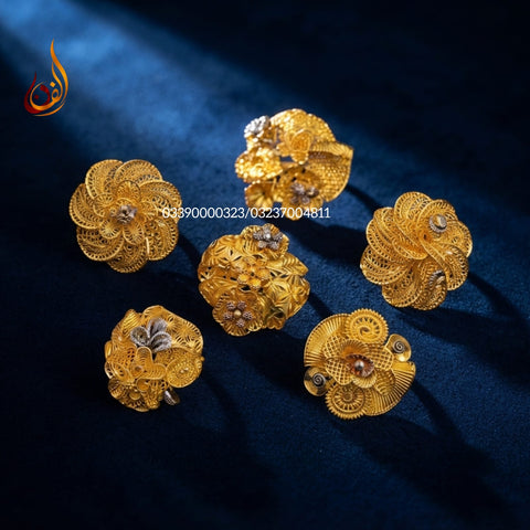 Gold Dipped Flower Reen Ring